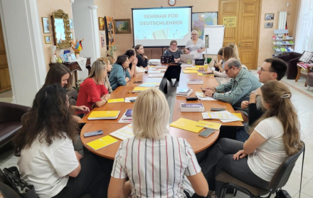 Seminar BiZ für Lehrerinnen und Lehrer von Deutschkursen an den Begegnungszentren der Ukraine