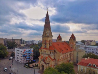Создание мурала «Города побратимы: Одесса и Регенсбург»