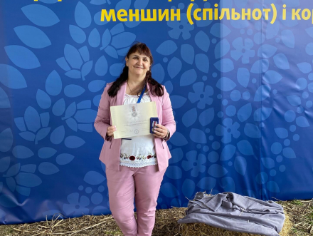 Алла Вольф получила награду «За оборону Украины»