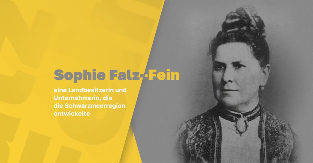 Sie gründete einen Hafen, baute Fabriken auf und entwickelte ganze Ortschaften: die Geschichte von Sofia Falz-Fein